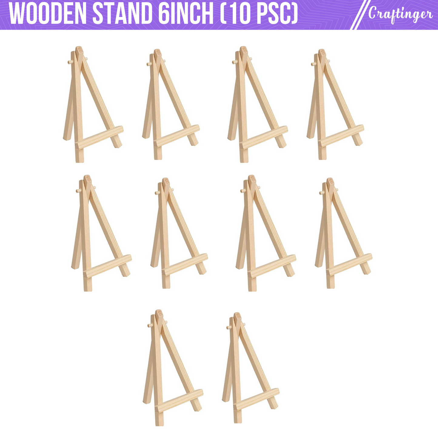Wooden Easel Stand (6 inch)