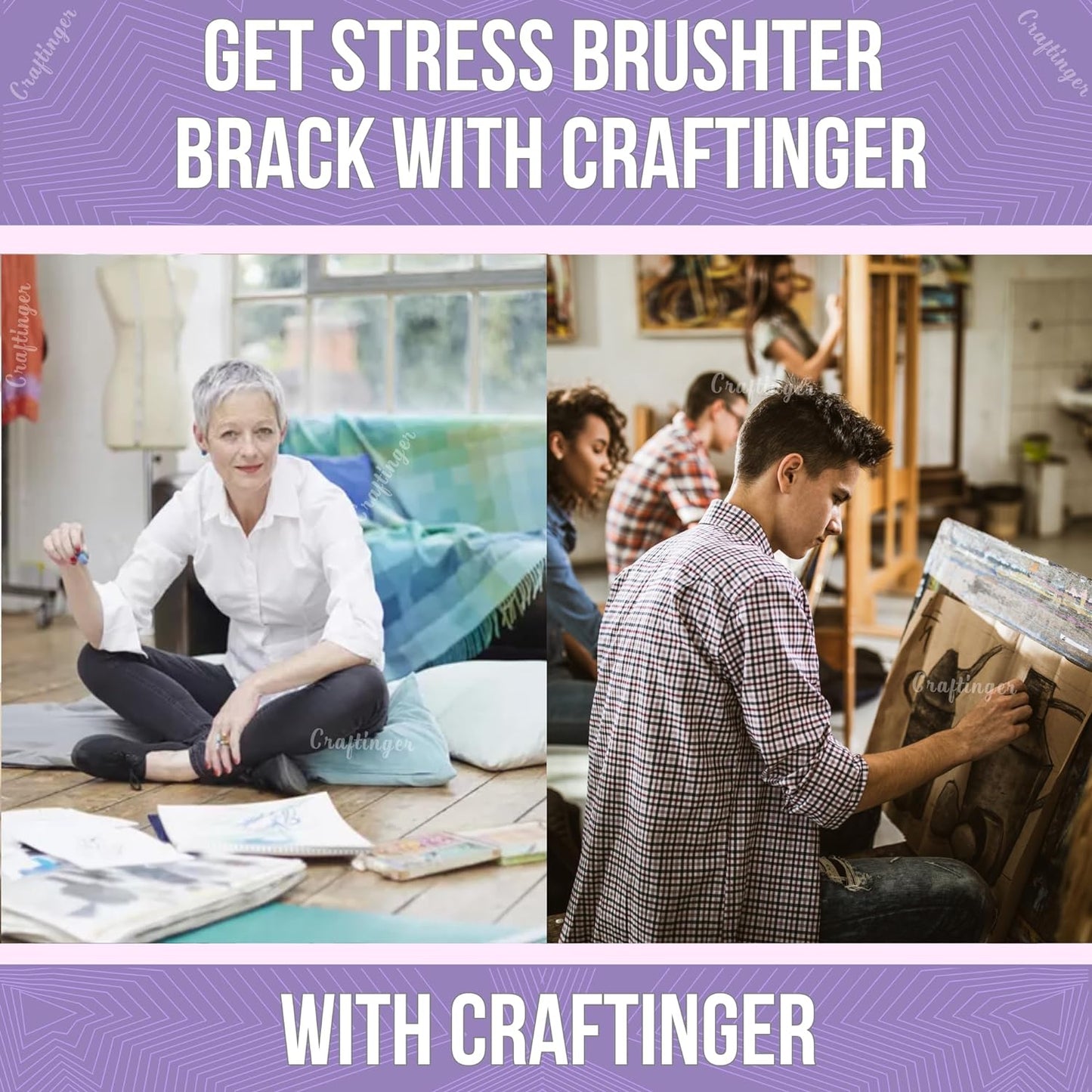 Craftinger Lippan Art Kit ( 8 Inch )