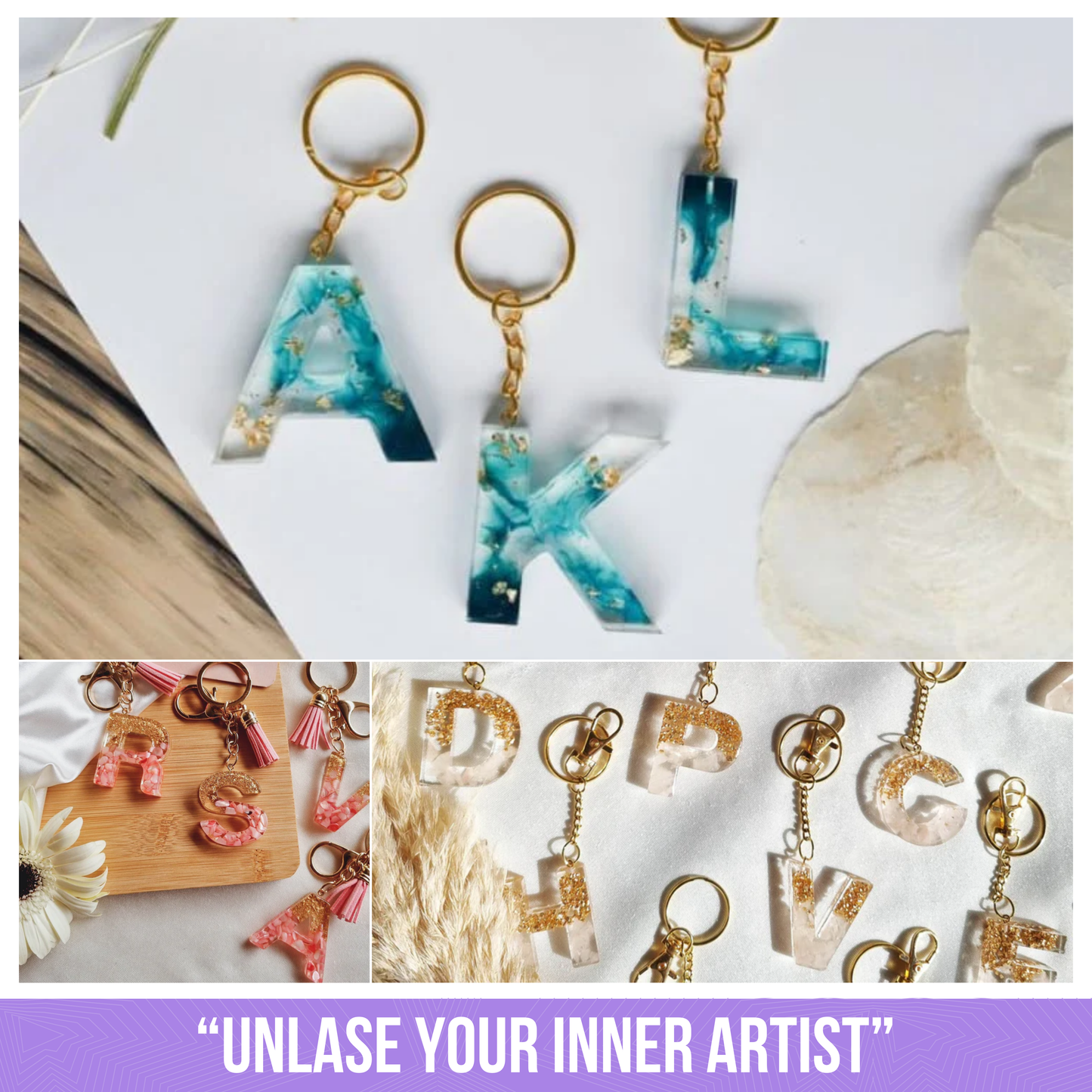 Front Pouring Alphabet Mould With Hole