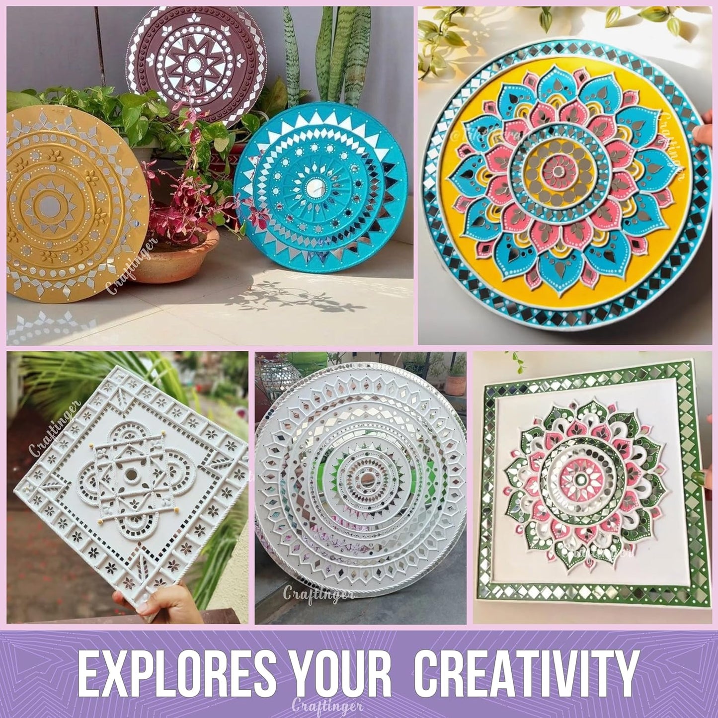 Craftinger Lippan Art Kit ( 8 Inch )