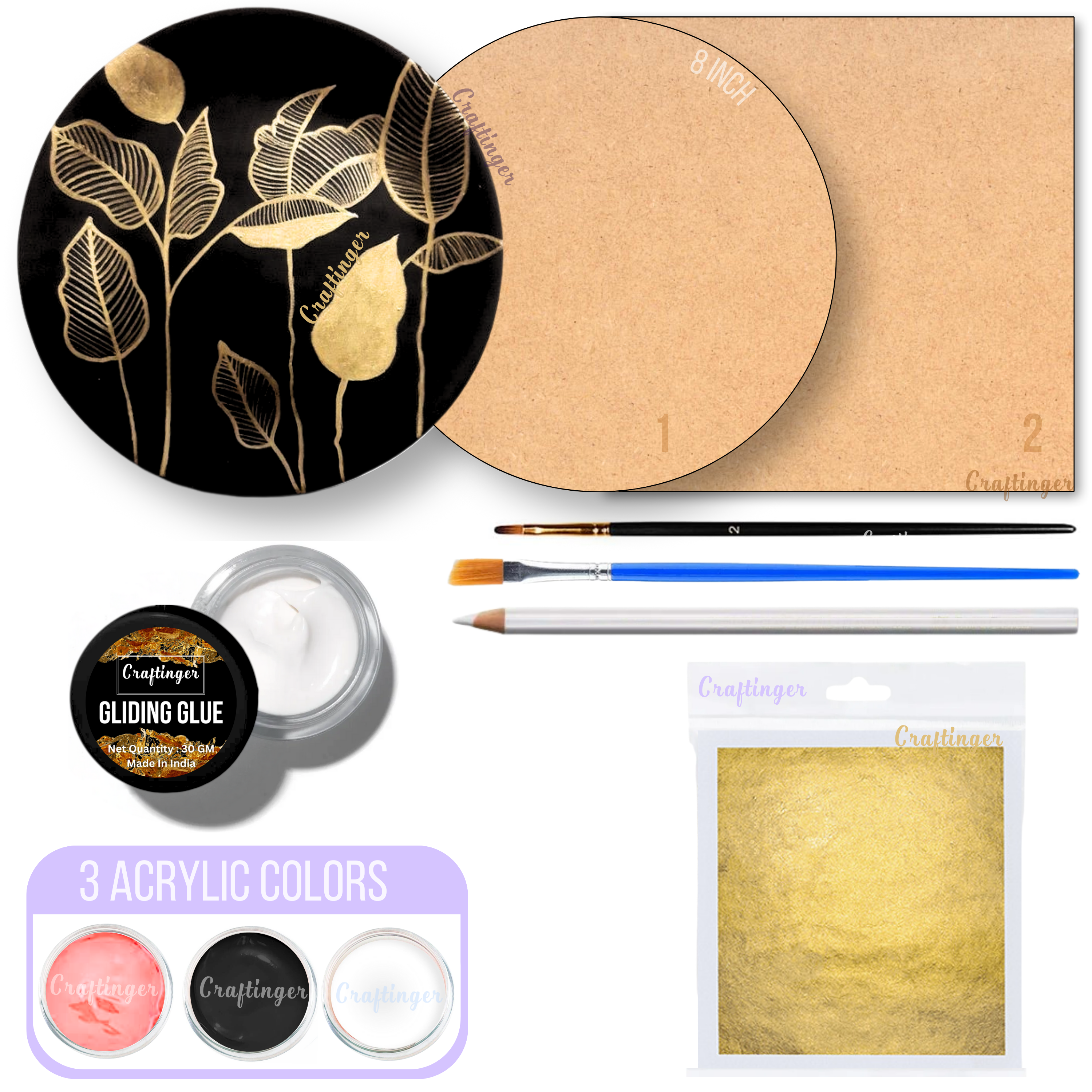 Gold Leafing Art – Craftinger