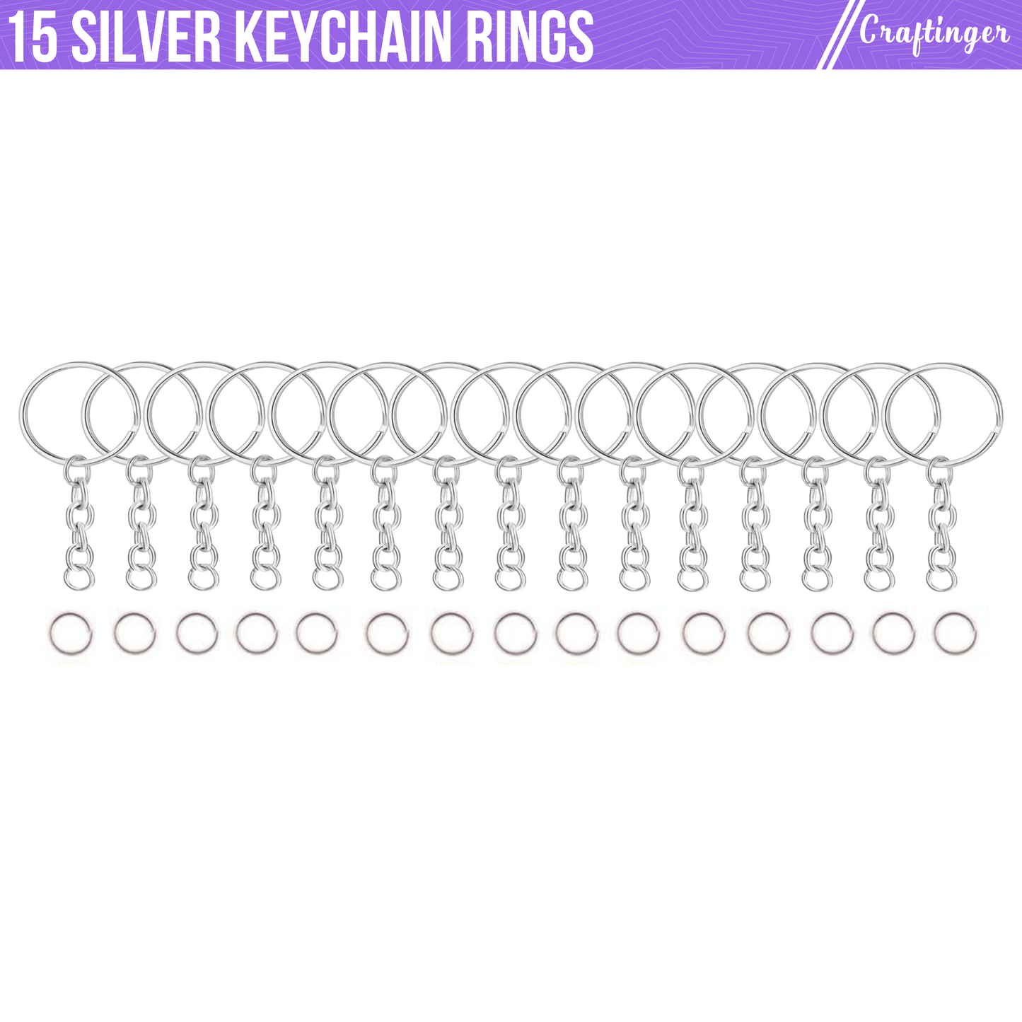 Keychain Ring and Jump Ring