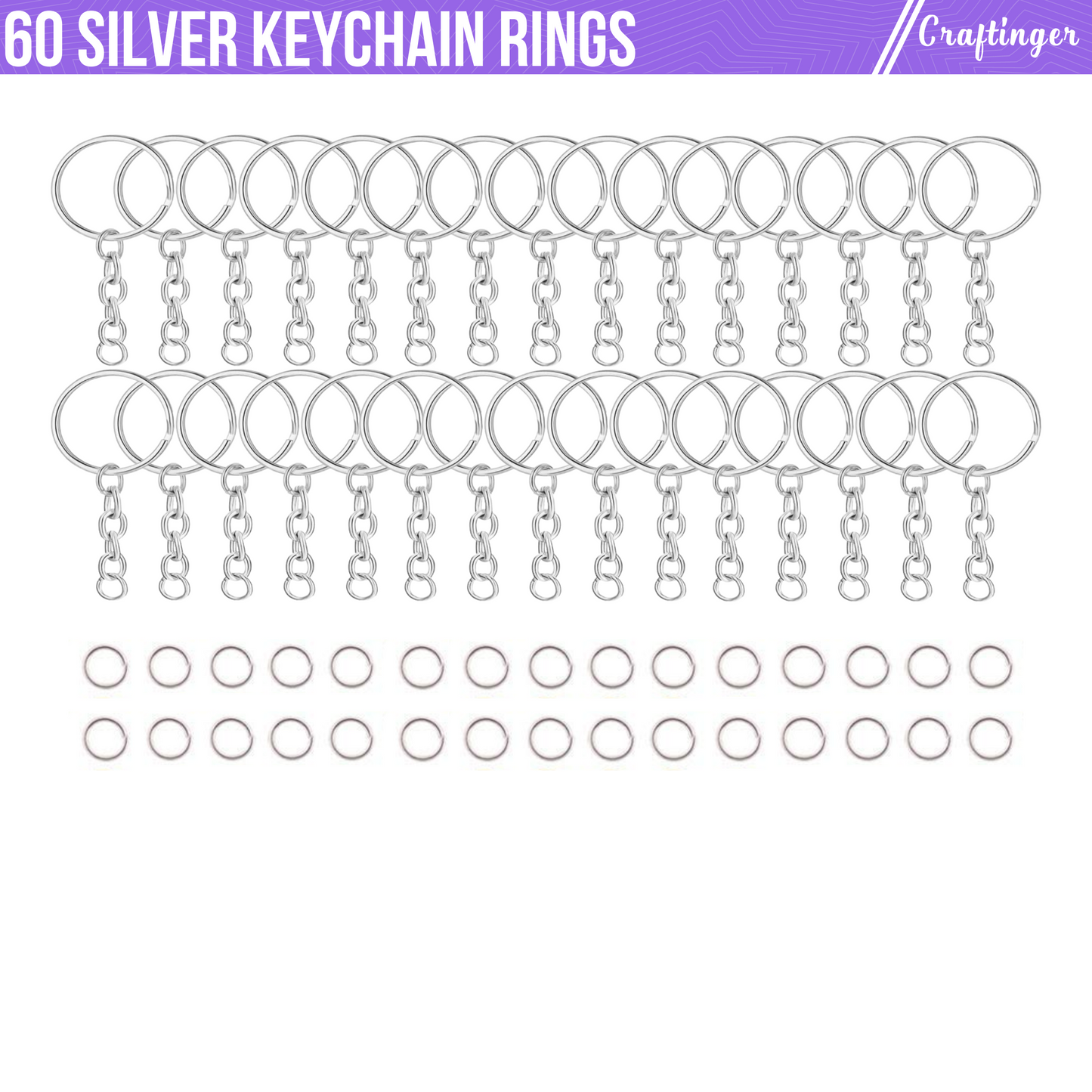 Keychain Ring and Jump Ring