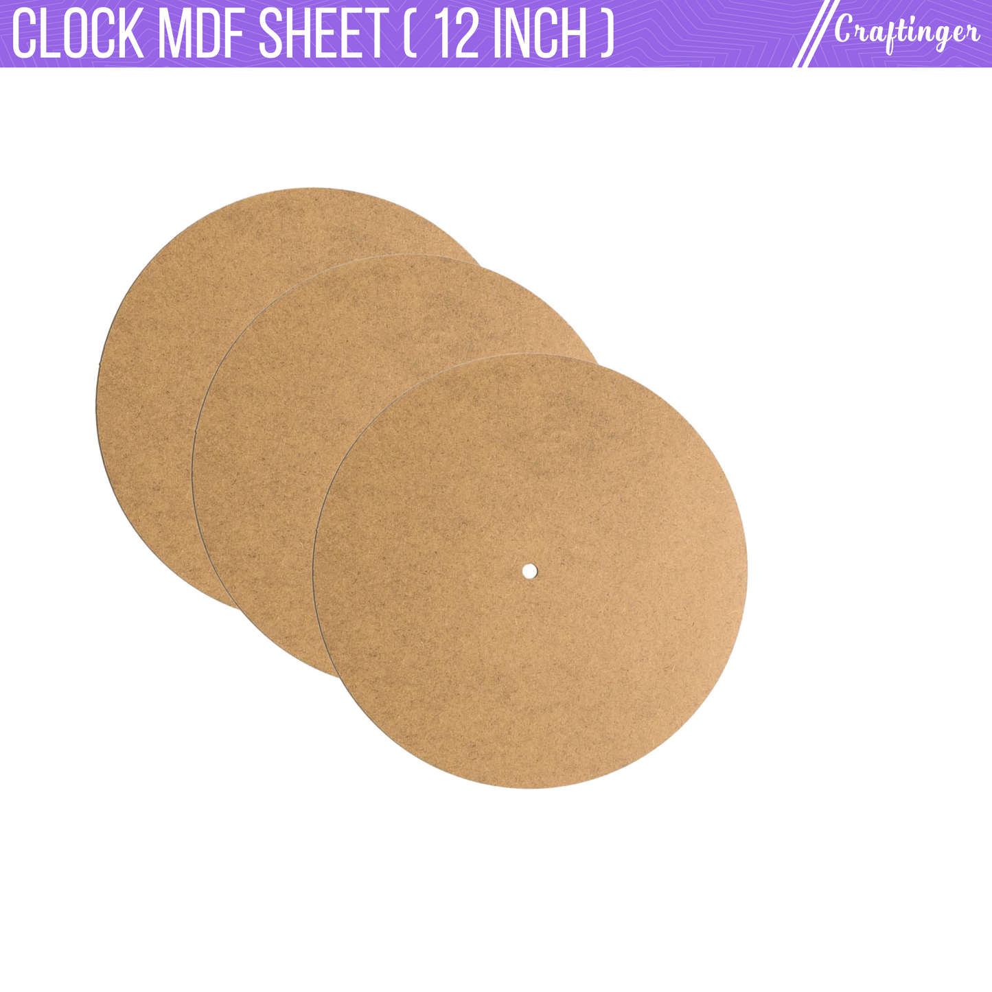 Clock MDF Sheet