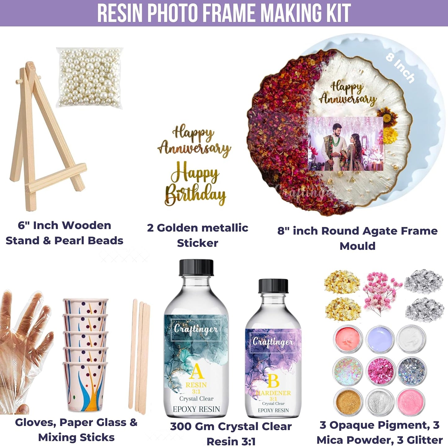Craftinger Resin Art Pro Photoframe Kit